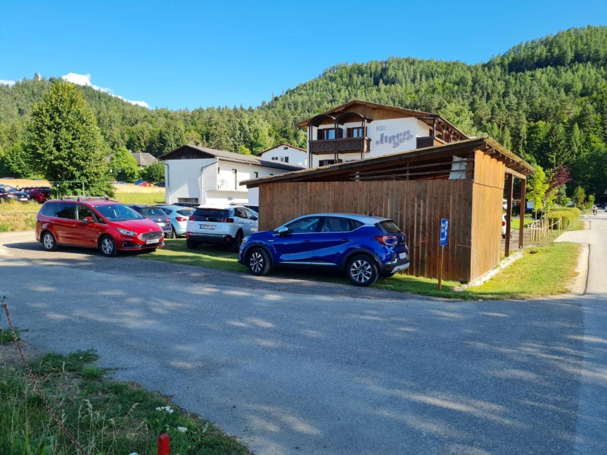 Das Alpensee Unterburg am Klopeiner See Bagian luar foto
